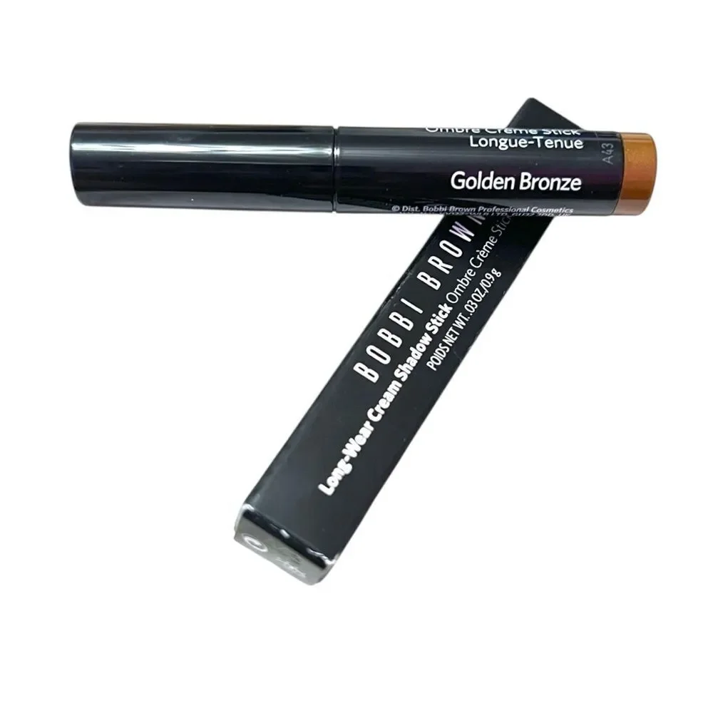 Bobbi Brown Long Wear Waterproof Cream Eyeshadow Stick Golden Bronze Travel Size
